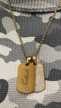 Load image into Gallery viewer, Gold Dog Tags
